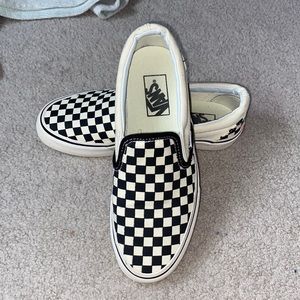 Black and White Checkered Vans